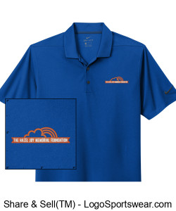 Nike Golf Polo - Blue Design Zoom